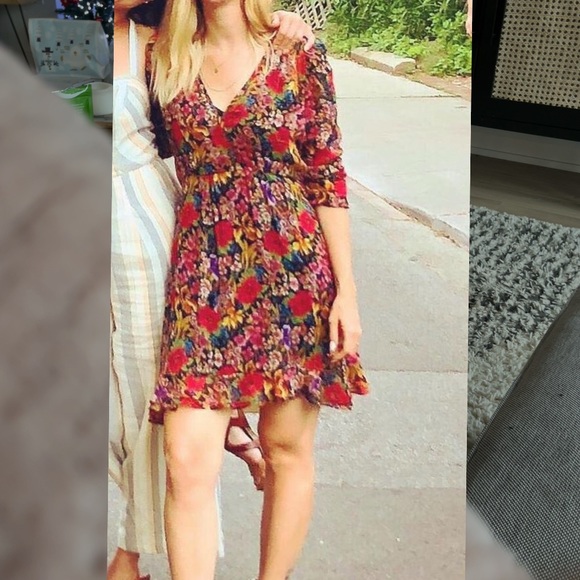 Kooples long sleeve floral dress - Picture 3 of 4